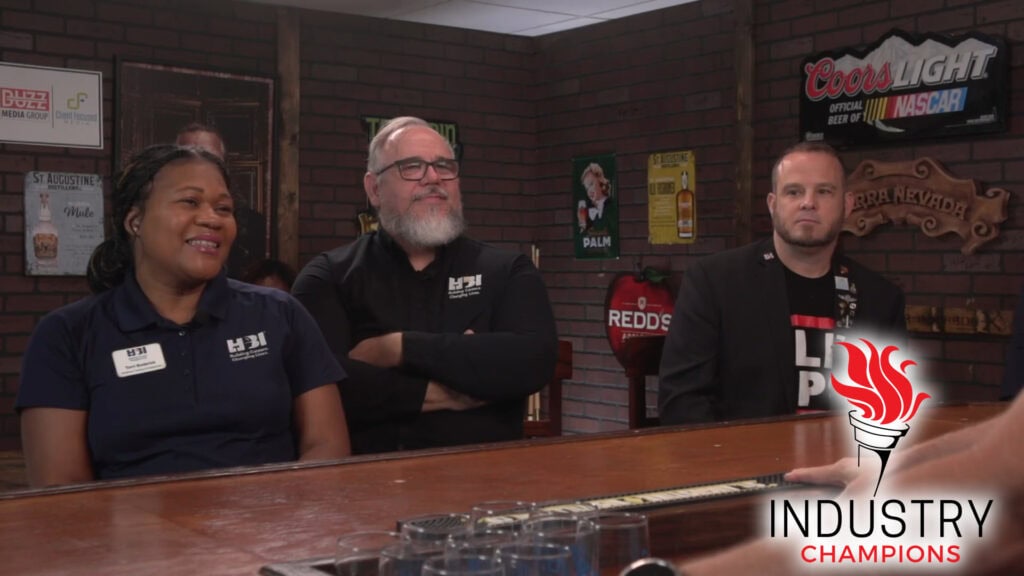 Industry champions with torri broderick, steven everitt, daniel flint, and michael fleming