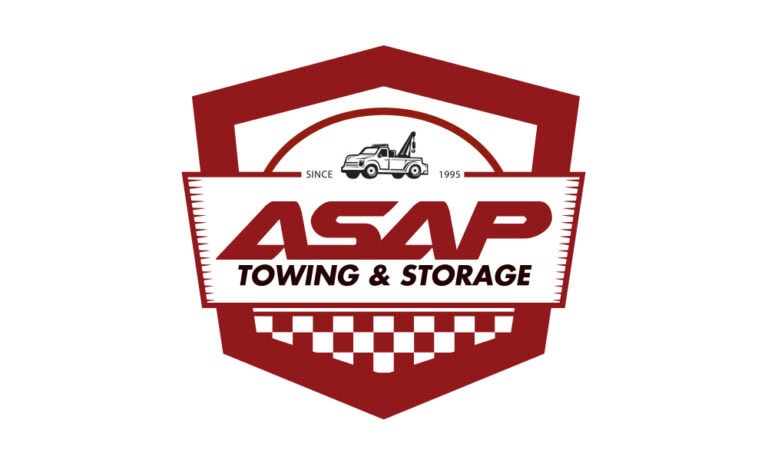Asap towing logo & branding