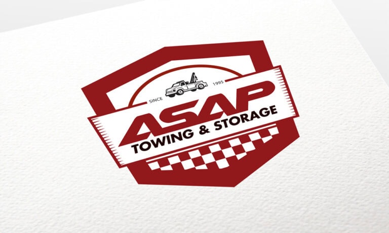 Asap towing logo & branding