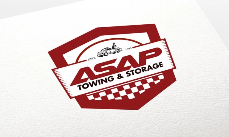 Asap towing logo & branding