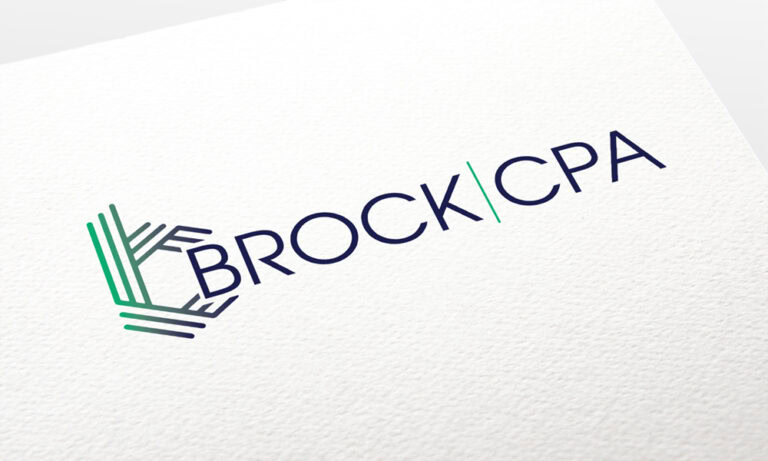 Brock cpa logo & collateral
