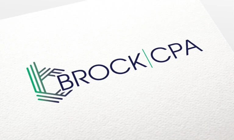Brock cpa logo & collateral