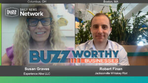 Buzzworthy businesses with susan graves of experience alive llc and robert finan of jacksonville whiskey riot