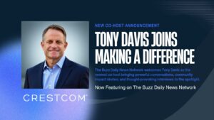 New co‑host announcement: tony davis joins “making a difference” on the buzz daily news network