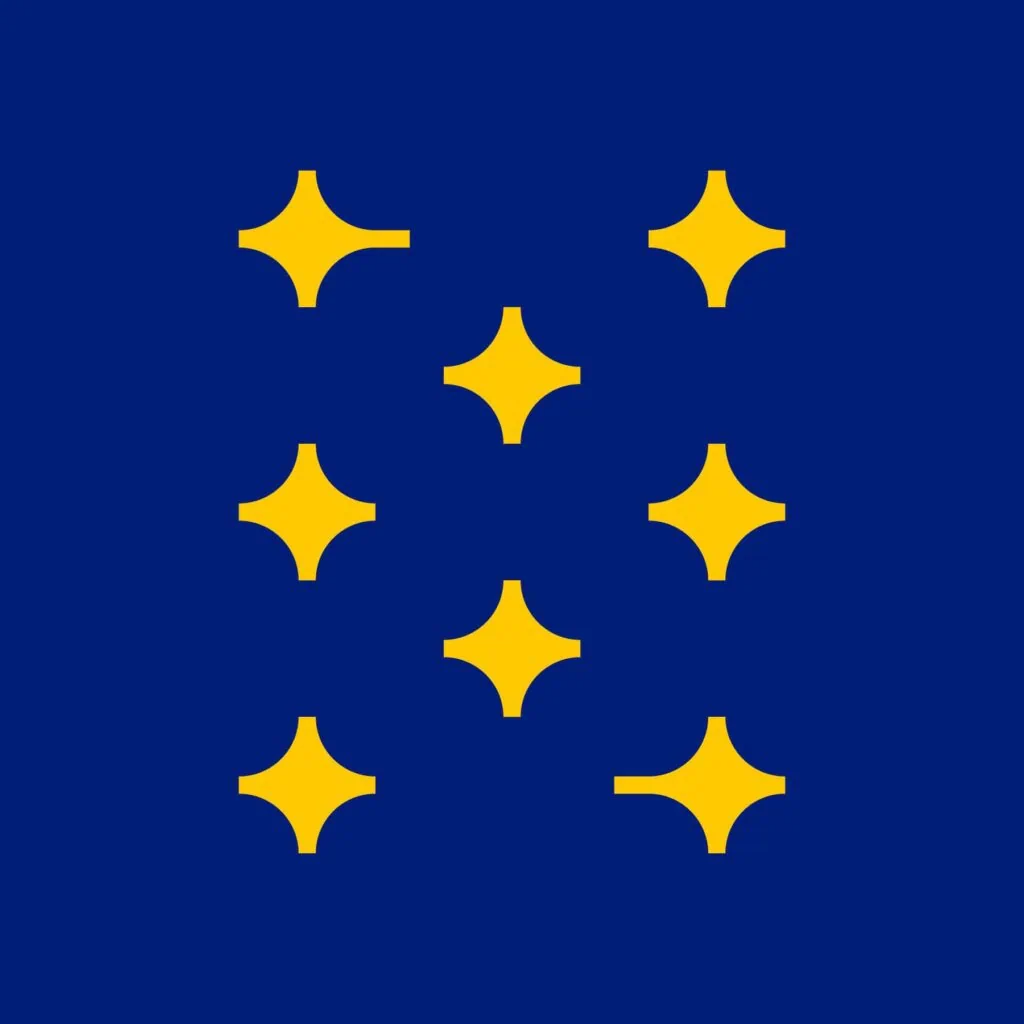 Brand constellations logo brandmark