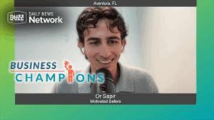 Business champions with or sapir of motivated sellers