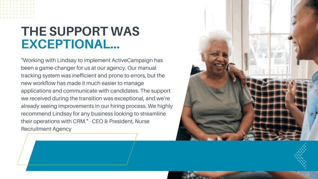 How activecampaign crm streamlined a nurse recruitment agency's nurse application process