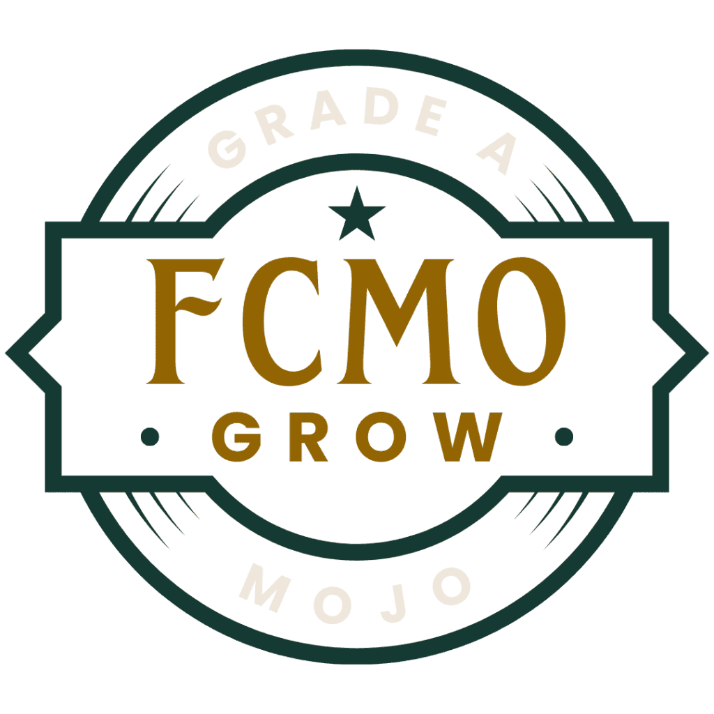 Fcmo grade a logo white center