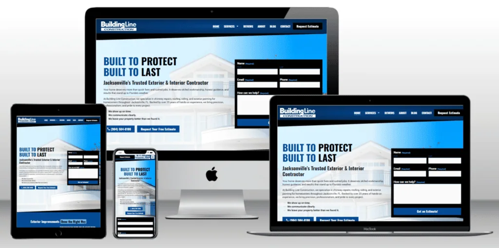 Building line construction website