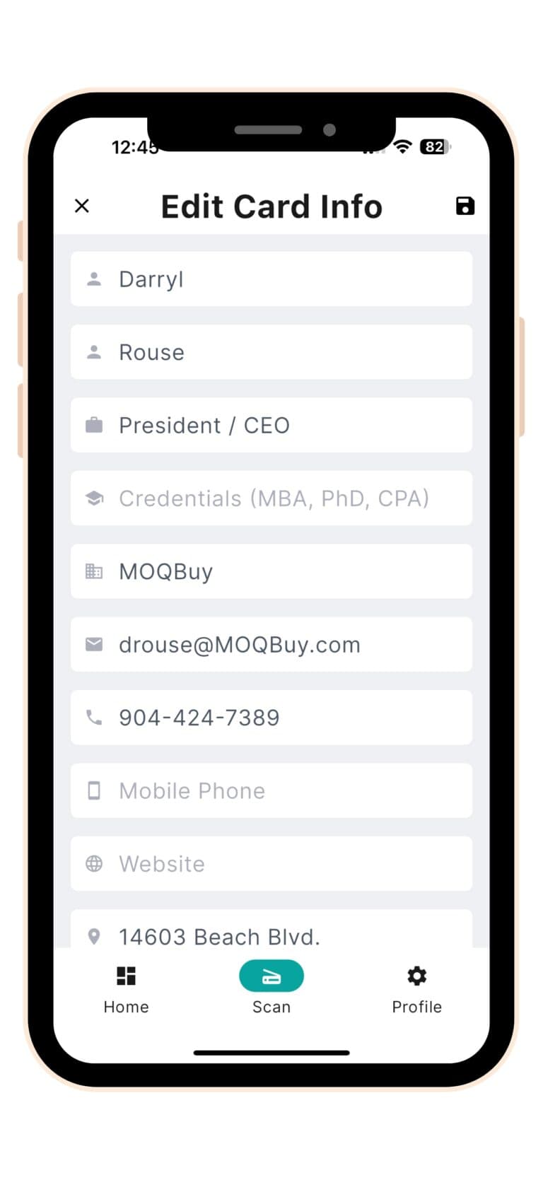 Biz card maverick - the smartest way to manage business contacts