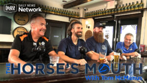The horse’s mouth at lynch’s irish pub with todd marshall, erick saks, david black, and coach dave campo