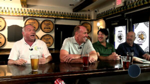 The horse’s mouth at lynch’s irish pub with daniel locke ms, coach mike mularkey, eduardo perez, and major harding