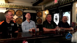 The horse’s mouth at lynch’s irish pub with todd marshall, scott devore, captain rick hoffman, and major harding