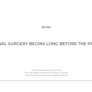 Surgery Ventures Brand Messaging Platform