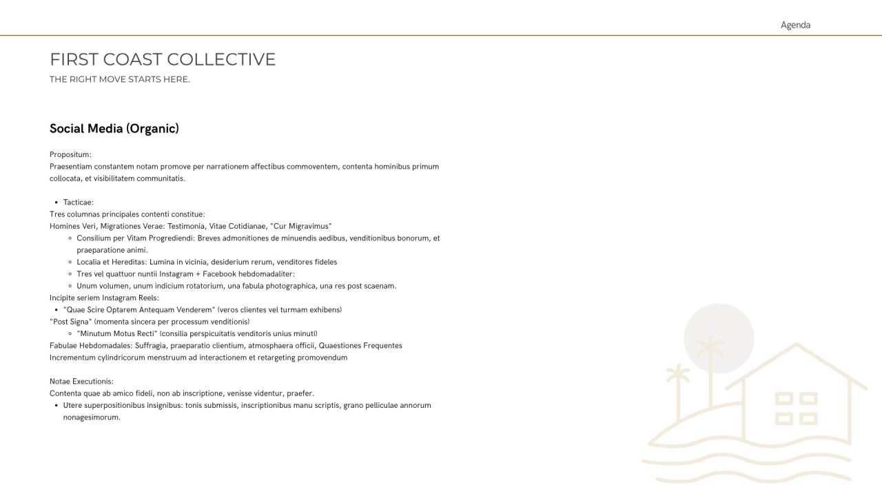 First coast collective marketing strategy