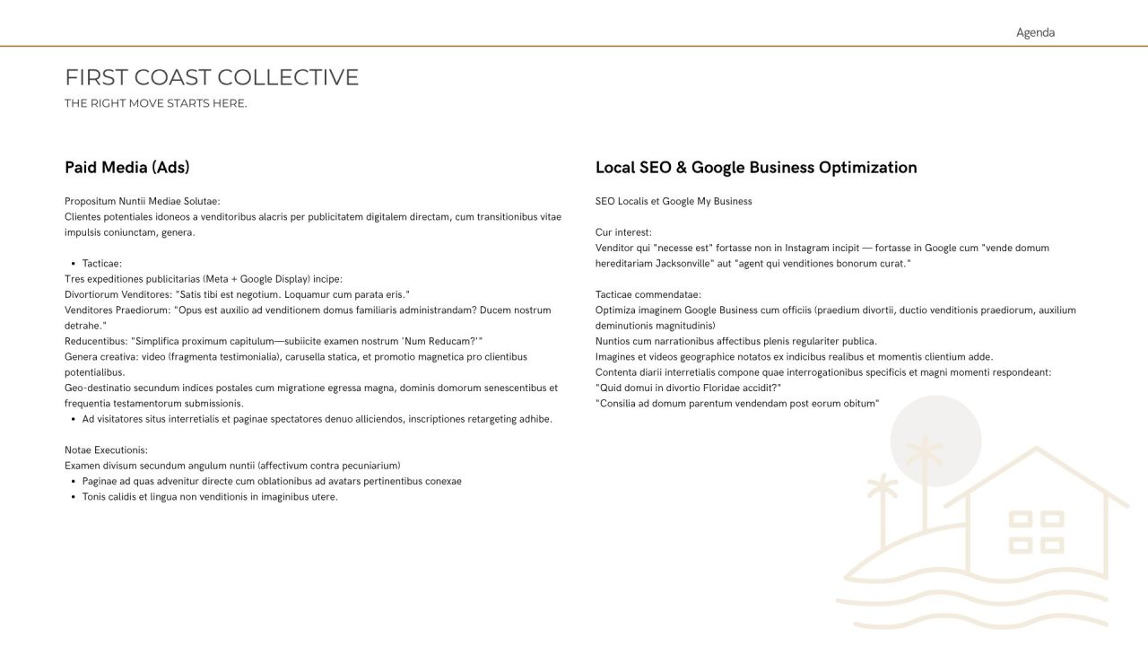 First coast collective marketing strategy
