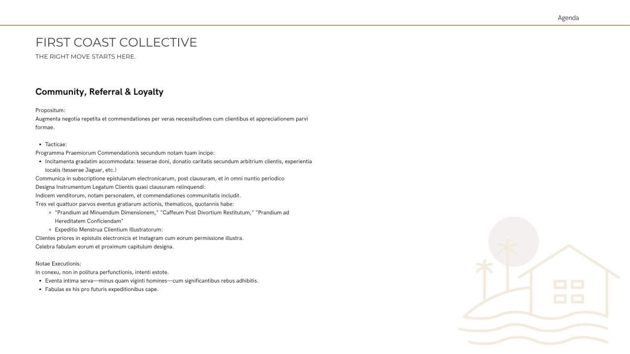 First coast collective marketing strategy