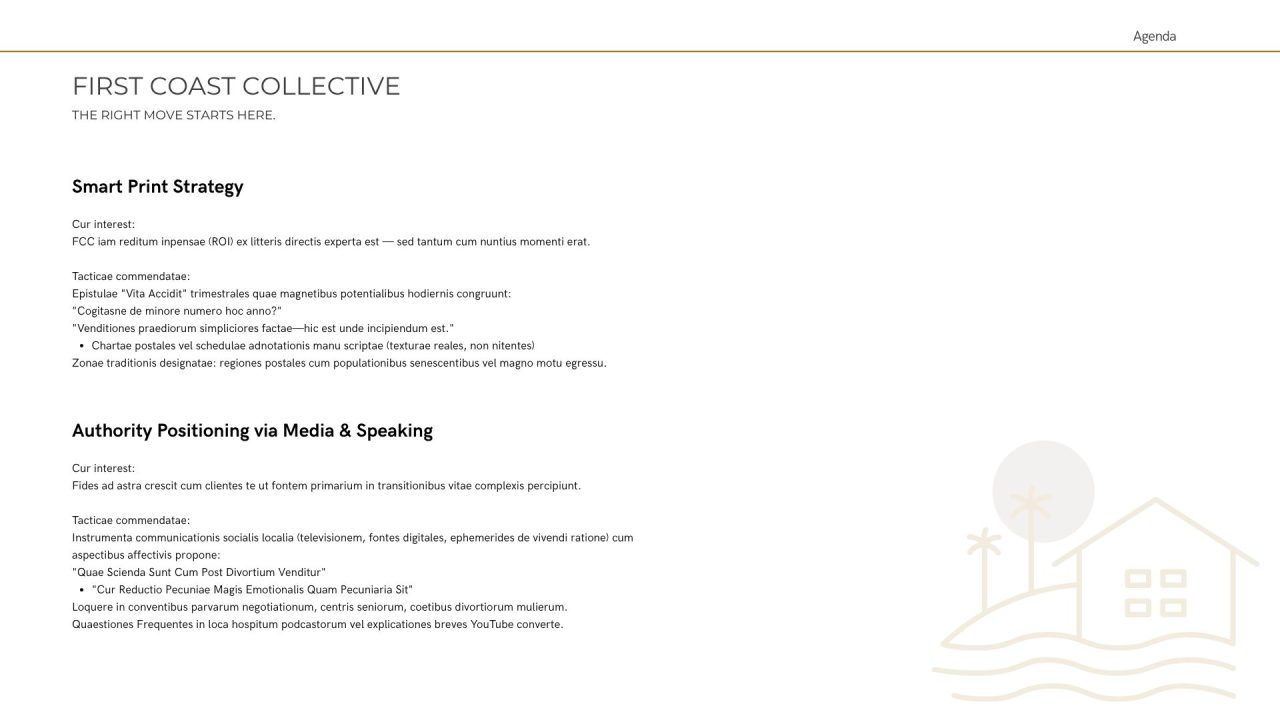 First coast collective marketing strategy