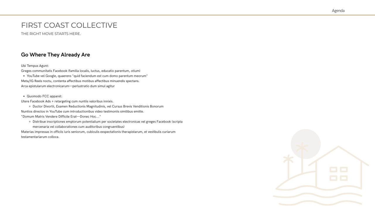 First coast collective marketing strategy