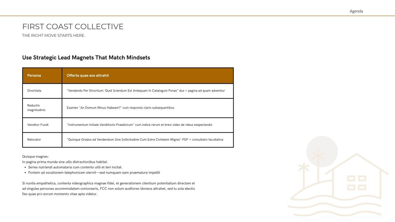 First coast collective marketing strategy