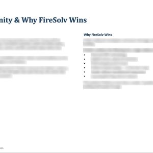 FireSolv marketing strategy