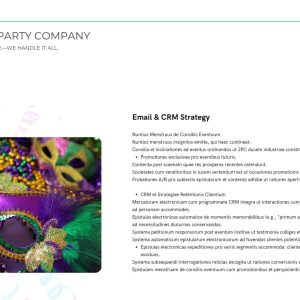 Jacksonville party company marketing strategy