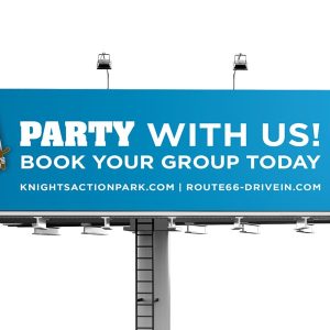 Knights action park logo & collateral