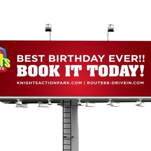 Knights action park logo & collateral