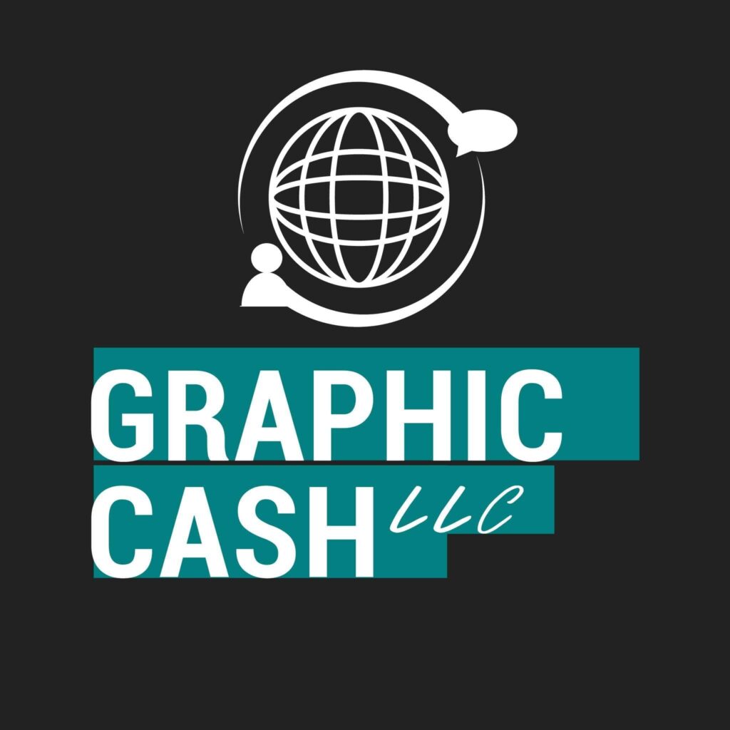 Graphic cash logo